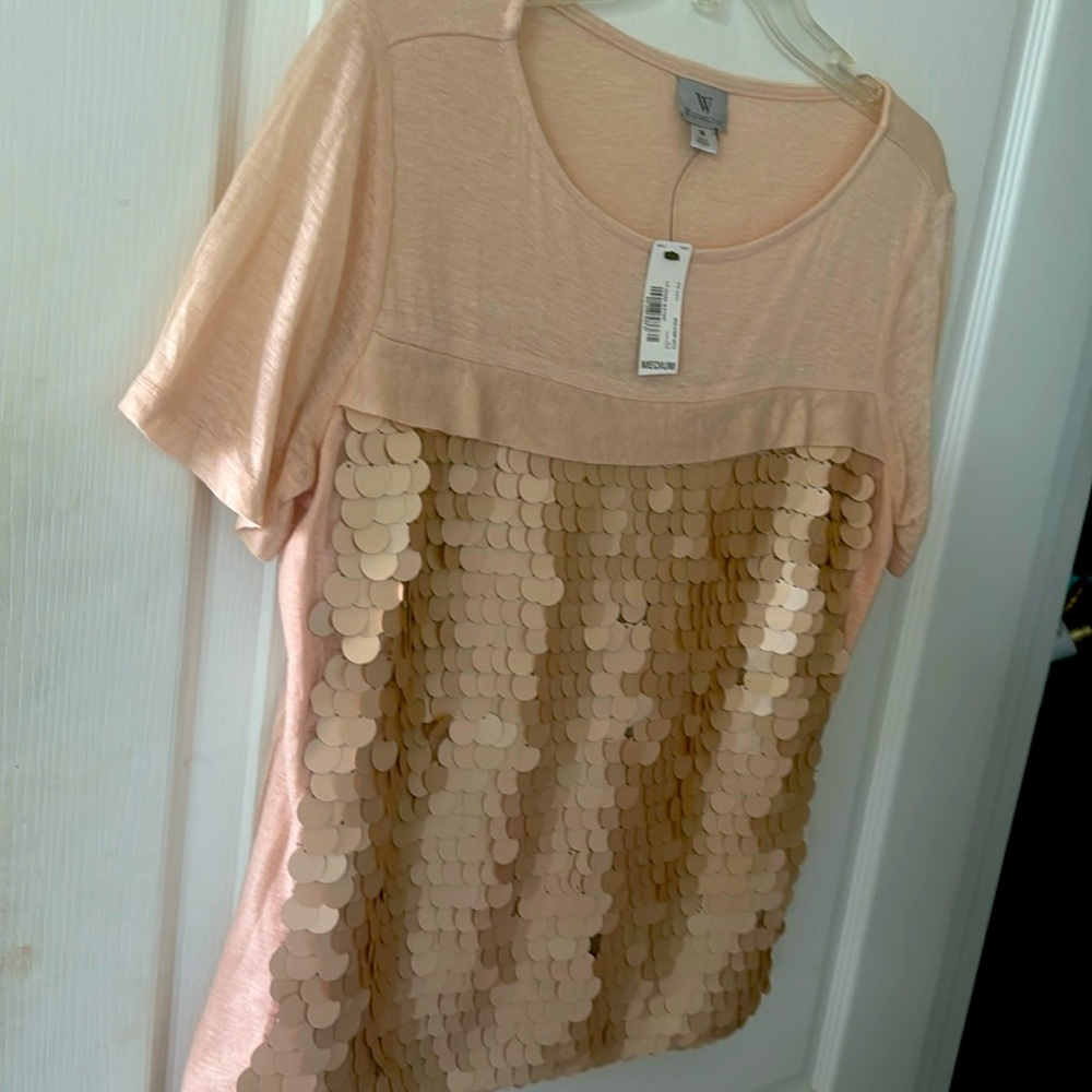 Worthington rose water blouse